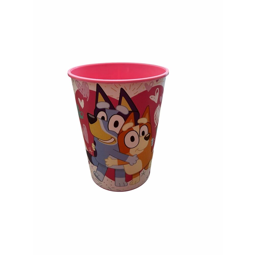 Bluey Bingo Reusable Plastic Party Cups Lot of 12 BPA Free